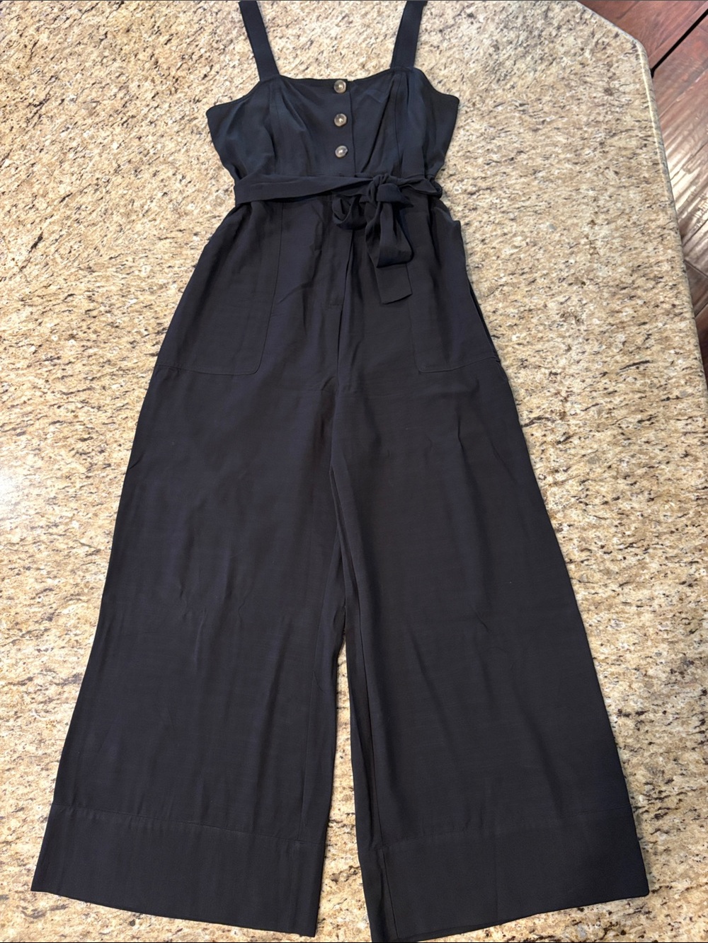Nine West wide leg jumpsuit with pockets